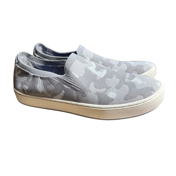 LL Bean Eco Bay Gray Camo Knit Slip On Comfort Sneaker Shoe Women’s 7.5 - Picture 8 of 9